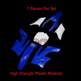 STONEDER Blue 7 Pieces High Strength Plastic Fender Fairing Body Kits For Chinese 2 Stroke 47cc 49cc Apollo Orion Mini Dirt Bike