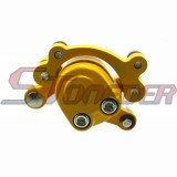 STONEDER Yellow Front Left Side Disc Brake Caliper For Mini Gas Electric Go Kart