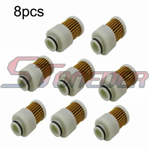 STONEDER 8pcs Outboard Fuel Filter For Yamaha 68V-24563-00-00 Mercury 881540 75-115 HP 4S 18-7979