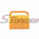STONEDER Air Filter For Stihl TS410 TS420 TS480i TS500i Cut Off Concrete Saws Replace 4238 141 0300 4238-141-0300 4238 140 1800 Stens 605-555