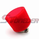STONEDER 42mm Air Filter For Chinese 125cc 140cc Pit Dirt Bike Motocross Motorcycle ATV Moped Scooter Buggy Go Kart