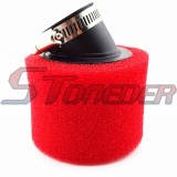 STONEDER 38mm Angled Air Filter For GY6 50cc Moped Scooter 110cc 125cc Dirt Pit Monkey Bike ATV Quad Motorcycle Motocross