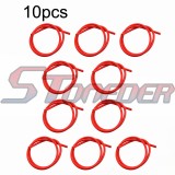 STONEDER Red 1 Meter 5mm Gas Fuel Hose Line For  Dirt Pit Bike ATV Quad Go Kart Buggy Snowmobile Motorcycle Motocross Scooter Moped