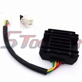 STONEDER 12V 4 Wires Voltage Regulator Rectifier For Chinese ATV Quad Pit Dirt Bike GY6 Moped Scooter 150cc 200cc 250cc