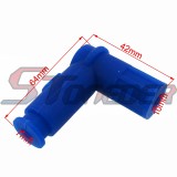 STONEDER Blue Rubber Ignition Coil Spark Plug Cap Cover For 50cc 70cc 90cc 110cc 125cc 140cc 150cc 160cc 200cc 250cc Pit Dirt Bike ATV Quad Buggy Go Kart Moped Scooter