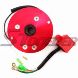 STONEDER Motorcycle Red Racing Magneto Stator Rotor Ignition CDI Box Kit For 110cc 125cc 140cc Chinese Lifan YX Pit Dirt Bike