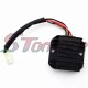 STONEDER 5 Wire Cable Voltage Regulator Rectifier For 125cc 150cc Chinese ATV Quad 4 Wheeler GY6 Moped Scooter