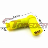 STONEDER Yellow Rubber Ignition Spark Plug Cap For 50cc 70cc 90cc 110cc 125cc 140cc 150cc 160cc Pit Dirt Bike Motocross ATV Quad Buggy Go Kart