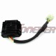 STONEDER 4 Pin Wires Voltage Regulator Rectifier For Chinese Pit Dirt Bike Motorcycle GY6 Scooter Moped ATV Quad 4 Wheeler 125cc 150cc