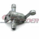 STONEDER Aluminum 8mm 5/16'' Inline Fuel Petcock Tank Tap On Off  Switch For Pit Dirt Bike ATV Quad 4 Wheeler Buggy