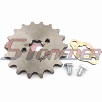 STONEDER 420 17mm 18 Tooth Front Chain Sprocket Gear For ATV Quad Pit Dirt Trail Bike 50cc 70cc 90cc 110cc 125cc 140cc 150cc 160cc
