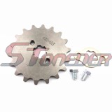 STONEDER 420 17mm 18 Tooth Front Chain Sprocket Gear For ATV Quad Pit Dirt Trail Bike 50cc 70cc 90cc 110cc 125cc 140cc 150cc 160cc