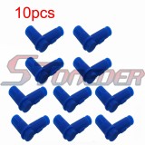 STONEDER Blue Rubber Ignition Coil Spark Plug Cap Cover For 50cc 70cc 90cc 110cc 125cc 140cc 150cc 160cc 200cc 250cc Pit Dirt Bike ATV Quad Buggy Go Kart Moped Scooter