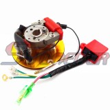 STONEDER Gold Racing Magneto Stator Rotor Ignition CDI Box For 110cc 125cc 140cc Chinese Lifan YX Pit Dirt Bike Motor Motorcycle