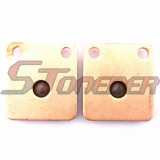 STONEDER Copper Disc Brake Caliper Pads Heavy Duty Shoes For Chinese Pit Dirt Bike Motorcycle Lifan YX XR50 50cc 70cc 90cc 110cc 125cc 140cc 150cc 160cc