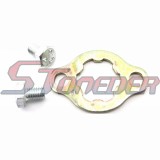 STONEDER 2sets 17mm Engine Sprocket Retainer Plate Locker For Chinese ATV Quad 4 Wheeler Pit Dirt Motor Bike Motorcycle
