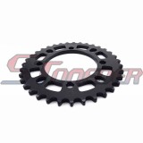 STONEDER 420 76mm 35 Tooth Black Rear Chain Sprocket For Chinese Pit Dirt Trail Bike Motorcycle Motocross 50cc 70cc 90cc 110cc 125cc 140cc 150cc 160cc