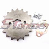 STONEDER 420 18 Tooth 20mm Front Chain Sprocket Gear For 50cc 70cc 90cc 110cc 125cc 140cc 150cc 160cc Engine ATV Quad Pit Dirt Trail Bike