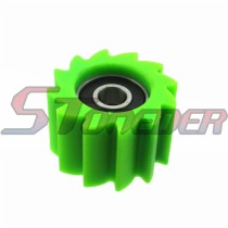 STONEDER Green Chain Roller Guide Pulley Tensioner For Kawasaki KX250F KX450F 2006 2007 2008 2009 2010 2011 2012 2013 2014 2015 2016
