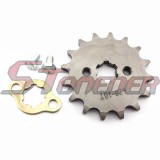 STONEDER 428 16 Tooth 17mm Front Chain Sprocket Gear For 50cc 70cc 90cc 110cc 125cc 140cc 150cc 160cc ATV Quad Pit Dirt Trail Bike