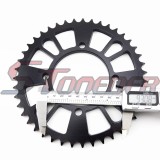 STONEDER 428 76mm 43 Tooth Chain Black Sprocket For 50cc 70cc 90cc 110cc 125cc 140cc 150cc 160cc Chinese Pit Dirt Trail Bike Motorcycle Kayo Stomp
