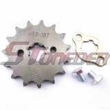STONEDER 428 15 Tooth 17mm Front Chain Sprocket Gear For 50cc 70cc 90cc 110cc 125cc 140cc 150cc 160cc Engine ATV Quad Pit Dirt Trail Bike