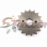 STONEDER 428 17 Tooth 20mm Front Chain Sprocket Gear For 50cc 70cc 90cc 110cc 125cc 140cc 150cc 160cc ATV Quad Pit Dirt Trail Bike