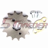 STONEDER 428 14 Tooth 17mm Front Chain Sprocket Gear For 50cc 70cc 90cc 110cc 125cc 140cc 150cc 160cc ATV Quad Pit Dirt Trail Bike