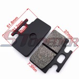 STONEDER Disc Caliper Steel Brake Pads Shoes For 50cc 70cc 90cc 110cc 125cc Chinese ATV Quad 4 Wheeler Pit Dirt Motor Bike Motorcycle