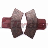 STONEDER Steel Disc Caliper Brake Pads Shoes For Chinese ATV Quad 4 Wheeler Polaris SPORTSMAN 400 Blazer Xplorer 250