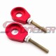 STONEDER Red 12mm Adjuster Tensioner Alex Block For Motorcycle Pit Trail Dirt Motor Bike TTR SSR CRF50 50cc 70cc 90cc 110cc 125cc 140cc 150cc 160cc