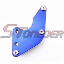 STONEDER Aluminum Blue Rear Swingarm Chain Guide Guard For Chinese Pit Dirt Trail Bike Motorcycle SSR Thumpstar Pitsterpro