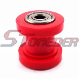 STONEDER Red 8mm Chain Roller Pulley Tensioner For Chinese 50cc 70cc 90cc 110cc 125cc 140cc 150cc 160cc 200cc 250cc Pit Dirt Motor Bike Motorcycle