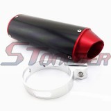 STONEDER 38mm CNC Alumimum Exhaust Muffler With Clamp For 125cc 140cc 150cc 160cc Chinese Dirt Pit Bike Motorcycle