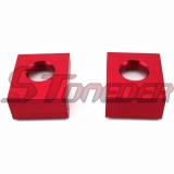 STONEDER 15mm Red CNC Chain Adjuster Tensioner Alex Block For Chinese CRF50 50cc 70cc 90cc 125cc 140cc 150cc 160cc Pit Dirt Motor Bike Motorcycle