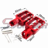 STONEDER Red CNC Aluminum Footpegs Foot Rest For 50cc 70cc 90cc 110cc 125cc 140cc 150cc 160cc Chinese Pit Dirt Motor Bike Motorcycle CRF50 XR50 CRF70 SSR