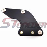 STONEDER Black Aluminum Rear Swingarm Guard Chain Guide For Chinese Pit Dirt Trail Bike Motorcycle 50cc 70cc 90cc 110cc 125cc 140cc 150cc 160cc KLX