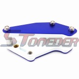 STONEDER Blue Aluminum Rear Swingarm Guard Chain Guide For Chinese Pit Dirt Trail Bike Motorcycle Zongshen CRF