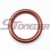 STONEDER ID=30mm OD=40mm Exhaust Pipe Gasket For 150cc 200cc 250cc ATV Quad 4 Wheeler Motorcycle Pit Dirt Motor Bike Motocross