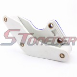STONEDER Aluminum Blue Rear Swingarm Chain Guide Guard For Chinese Pit Dirt Trail Bike Motorcycle SSR Thumpstar Pitsterpro