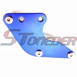 STONEDER Aluminum Blue Rear Swingarm Chain Guide Guard For Chinese Pit Dirt Trail Bike Motorcycle SSR Thumpstar Pitsterpro