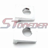 STONEDER Silver 15mm Chain Adjuster Tensioner Alex Block For Chinese Pit Dirt Bike Motorcycle Lifan Thumpstar KLX XR50