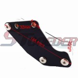STONEDER Black Aluminum Rear Swingarm Guard Chain Guide For Chinese Pit Dirt Trail Bike Motorcycle Lifan YX 50cc 70cc 90cc 110cc 125cc 140cc 150cc 160cc
