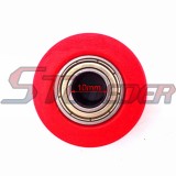 STONEDER Red 10mm Chain Roller Pulley Tensioner For 50cc 70cc 90cc 110cc 125cc 140cc 150cc 160cc Chinese Pit Dirt Motor Bike Motorcycle CRF50 XR50