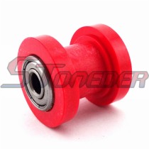STONEDER Red 10mm Chain Roller Pulley Tensioner For 50cc 70cc 90cc 110cc 125cc 140cc 150cc 160cc Chinese Pit Dirt Motor Bike Motorcycle CRF50 XR50