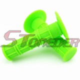 STONEDER 22mm Durable Soft Rubber Throttle Handle Grips For Pit Dirt Motor Trail Bike Motorcycle Motocross