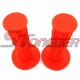 STONEDER Orange Durable Soft Rubber Throttle Handle Grips For Pit Dirt Motor Trail Bike Motorcycle Motocross SSR TTR Lifan YX