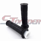 STONEDER 22mm 7/8'' Twist Throttle Handle Grips For ATV Quad 4 Wheeler Pit Dirt Bike Motorcycle MX Motocross