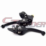STONEDER Black Folding Brake Clutch Handle Lever For Chinese Pit Dirt Trail Bike Motorcycle Atomik SDG Braaap