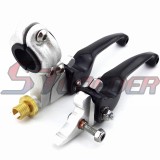 STONEDER Black CNC Alloy Folding Brake Clutch Handle Lever For 50cc 70cc 90cc 110cc 125cc 140cc 150cc 160cc Chinese Pit Dirt Trail Motor Bike Motorcycle Motocross